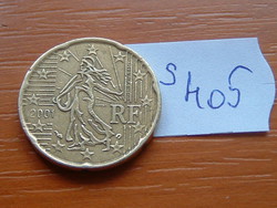 FRANCIA 20 EURO CENT 2001 S405