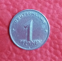 1 German pfennig 1949