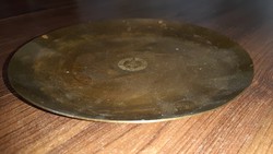 Réz tányér NDK  címeres