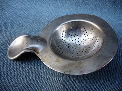 Old marked Berndorf silver-plated tea strainer
