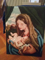 Szűz Mária és a kis Jézus goblen goblein gobelin