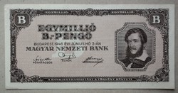Magyarország 1 millió B.- Pengő 1946 XF