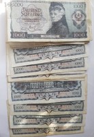 1000 Schilling bankjegyek eladóak akár darabonként is