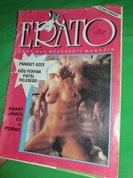 1990. III. évfolyam 8. szám ERATO  magazin újság magyar erotikus magazin  a képek szerint