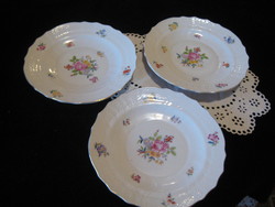 Old Herend, small plates 19 cm, nice condition 3 pcs
