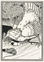 Percy j. Billinghurst - rooster - reprint