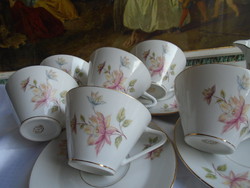 Bavaria coffee set 6 pcs. Cup with bottom, 1 pc. Pouring cream, 1 pc. Sugar container.