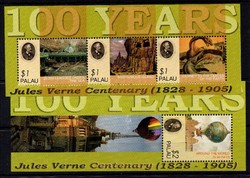 2005.Jules Verne 80 nap alatt a földkörül blokkpár