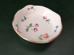 Herendi porcelán virágmintás emléktárgy