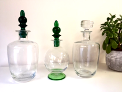 Decorative glasses with polished caps