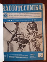 Rádiótechnika folyóirat, újság 1987 év