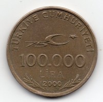 Törökország 100.000 török Lira, 2000