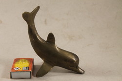 Bronze dolphin statue 416