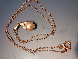 Special gold-plated necklace and pendant