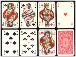 Francia sorozatjelű skat kártya Berlini kártyakép ﻿﻿Joker Bielefeld 32 lap komplett