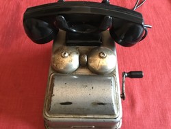 Kurblis MÁV telefon a XX. század közepéről