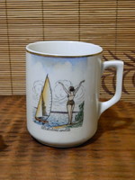 Zsolnay Balaton commemorative mug