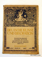 August 11, 1917 / deutsche kunst und dekoration / old original newspaper no .: 5679