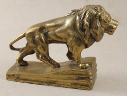 Antik bronz oroszlán íróasztal dísz 448