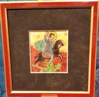 Dr. Üveges Mária Éva: Saint George and the Dragon - Tapestry