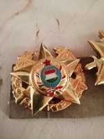 KTp soldier military ten test gold wreath badge coat of arms coat of arms coat of arms Hungarian People's Army