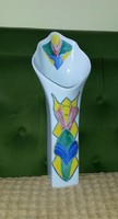 Tettau Bavaria kézzel készült porcelán váza, 22-34 cm magas