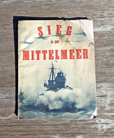 Sieg im mittelmeer victory in the Mediterranean, 1942 German-language newspaper with many pictures