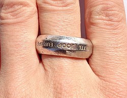 Jette Joop Europe feliratú 925-ös ezüst gyűrű