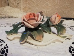 Eladó régi porcelán német ens rózsák nipp, asztal dísz hibátlan!