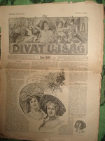 Divat Ujság 1908. jan. 1.szabásmintávall