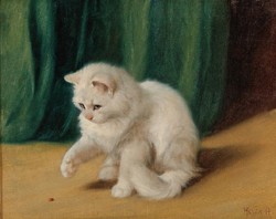 Arthur Heyer - Cica katicával - reprint