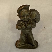 Antik Fém matróz szobor