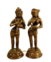 Xix. Sz India: deity bronze statuette in pairs!