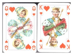 Francia sorozatjelű mini kártya Piatnik Wien dupla csomag 2 x 55 lap komplett