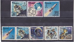 Ajman légiposta bélyegek 1966