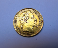 20 frank 1868 másolat.