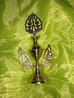 Wonderful golden indian copper perfume holder perfume container antique vintage butelia