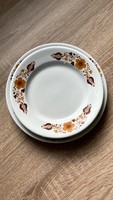 Great Plain 2 panni patterned cake and small plate brown patterned plate