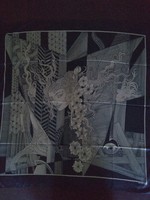A silk scarf designed by Saxon