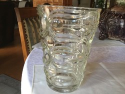 Thick, heavy glass vase 22 inches