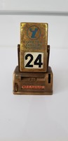 Antique German copper calendar