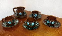 Városlőd ceramic coffee set