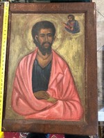 Icon, old, painted on wood, great for home decor, for collectors.