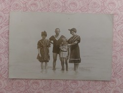 Régi képeslap fotó levelezőlap strand tengerpart