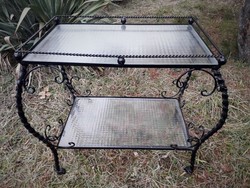 Wrought iron table / trolley