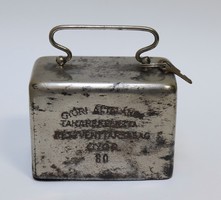 Rare antique money box, Győr savings bank, Arnheim s. J.