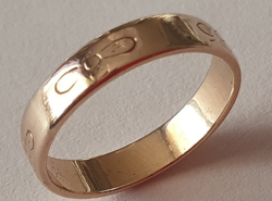 14 k-os női karikagyűrű