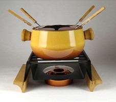1H792 Sonnau Party Flamm retro fondue készlet