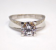 White gold ring (zal-au106033)