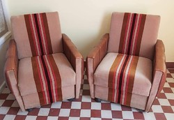 Gyönyörű békebeli Retro fotel  fotelok nosztalgia darab , egyben eladók bútor mid century.